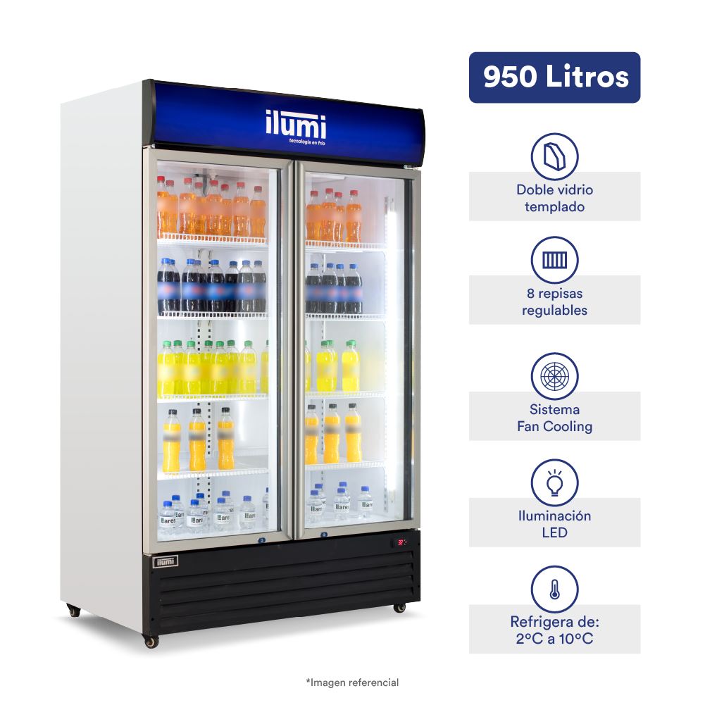 VISICOOLER FAN COOLING ILUMI 950 LTS